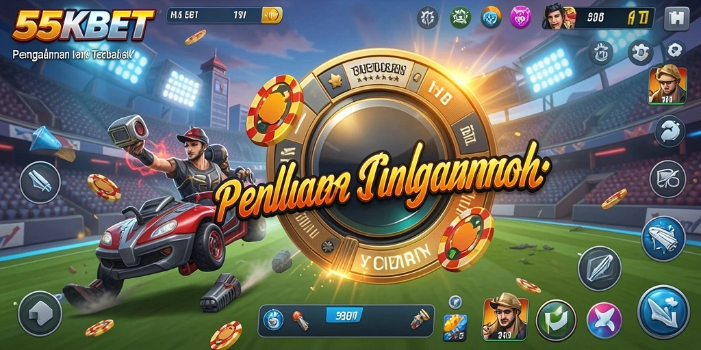 Tampilan gameplay 55KBET yang mengasyikkan dan penuh strategi.