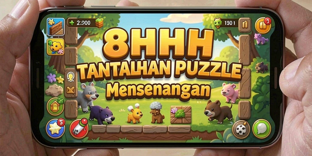 Tampilan gameplay Puzzle yang menarik di 8HHH.