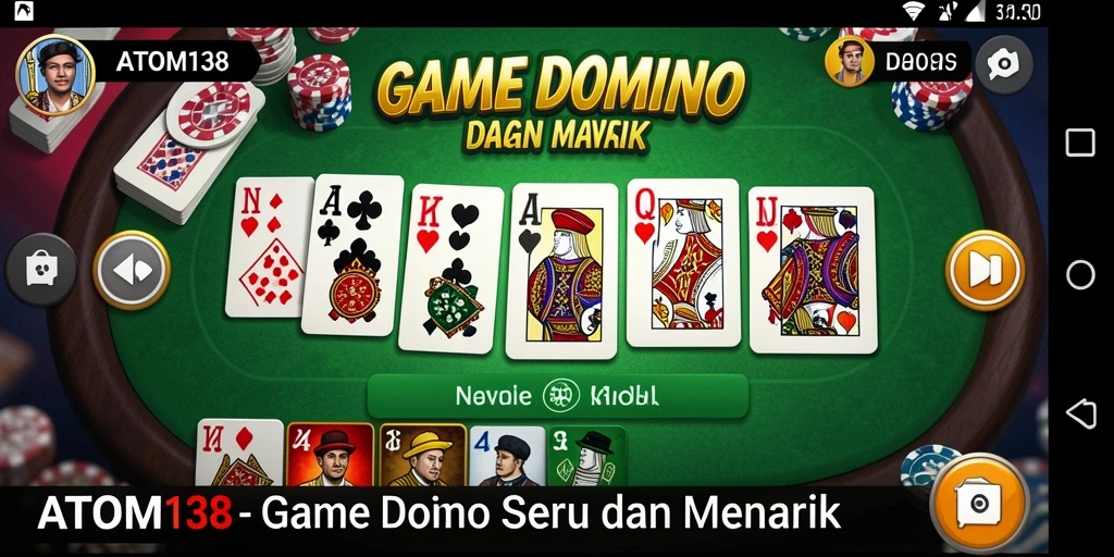 Tampilan gameplay ATOM138 yang menarik dan interaktif.