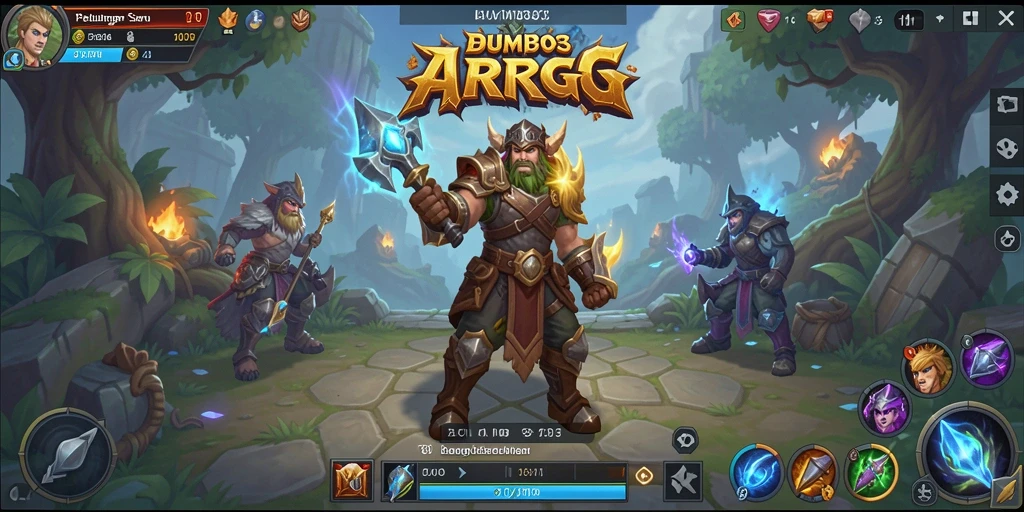 Tampilan gameplay BUMI303 yang menegangkan dalam pertarungan ARPG.