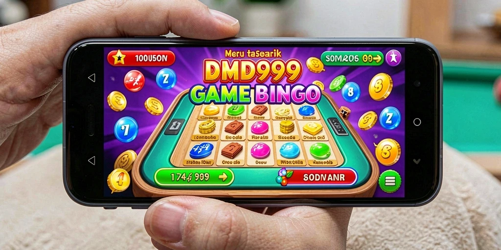 Tampilan gameplay mengasyikkan dari DMD999 yang menampilkan keseruan Bingo.
