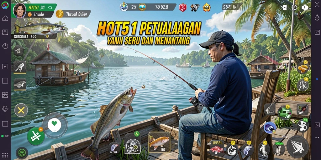 Tangkapan ikan yang spektakuler di dalam game HOT51.