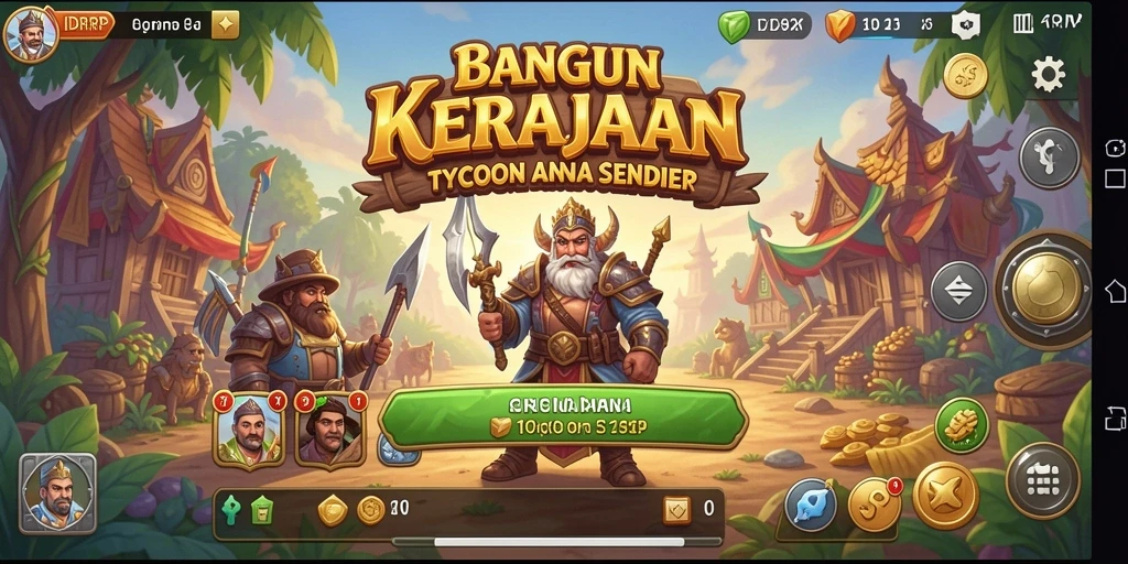 Tangkapan layar utama IDRRP menampilkan gameplay Tycoon yang mendebarkan.