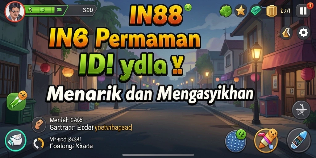 Tampilan gameplay IN88 yang menarik dan penuh warna.