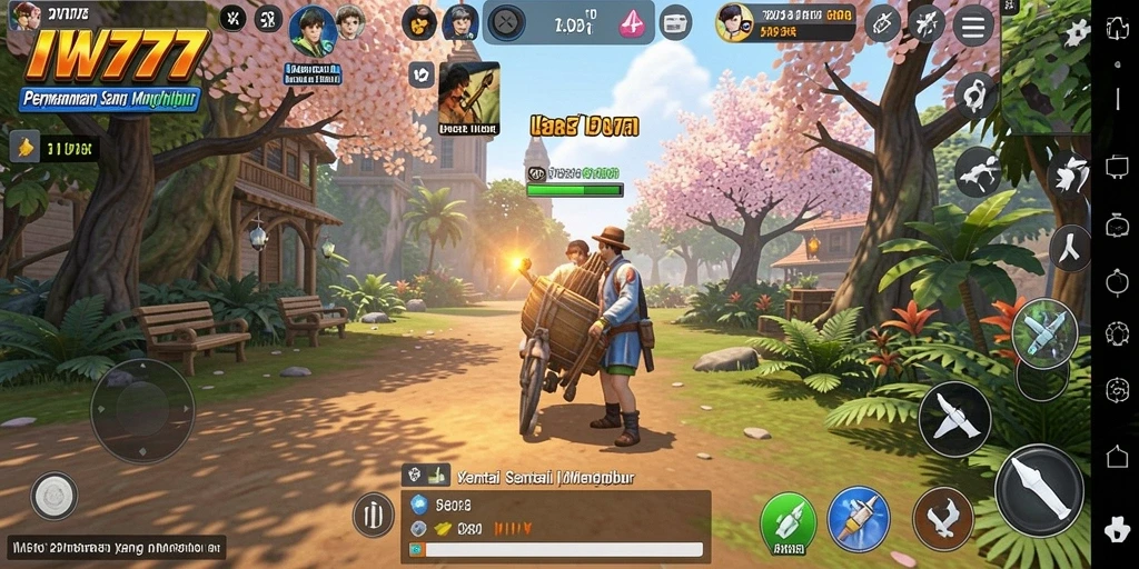 Screenshot IW777 menampilkan gameplay yang seru dan sederhana.