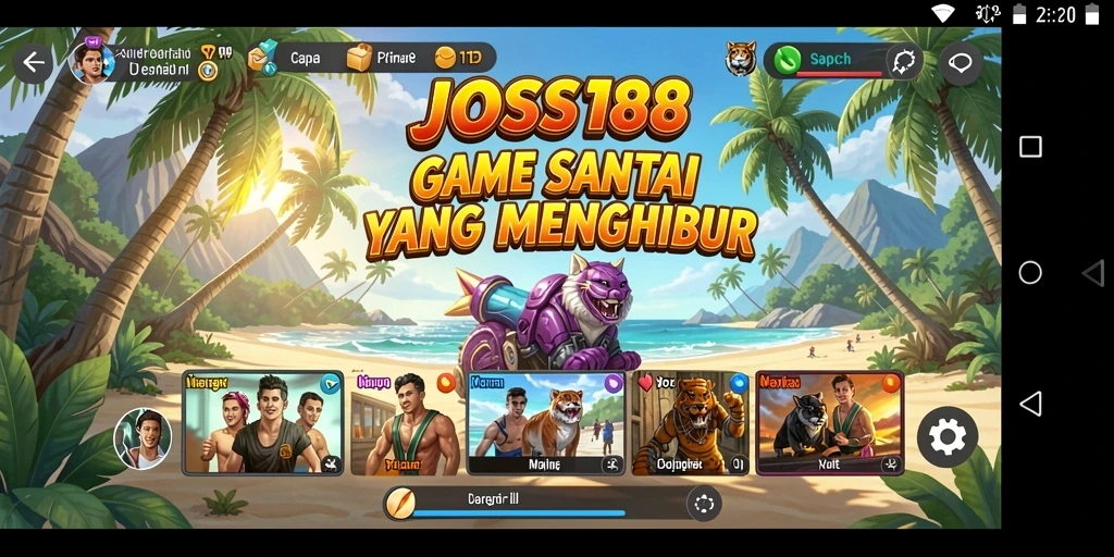 Tampilan gameplay JOSS188 yang menyenangkan dan interaktif.