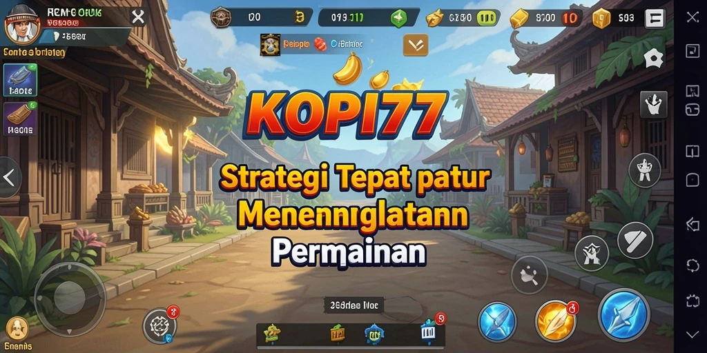 Tangkapan layar gameplay KOPI77 yang menunjukkan strategi pertempuran.