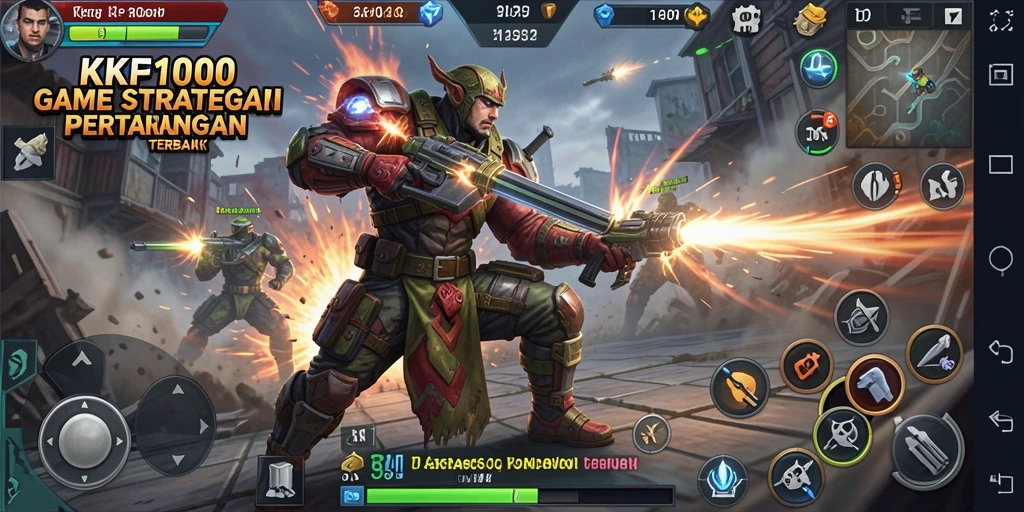 Screenshot KPK100 menampilkan pertempuran seru dan strategi SLG.