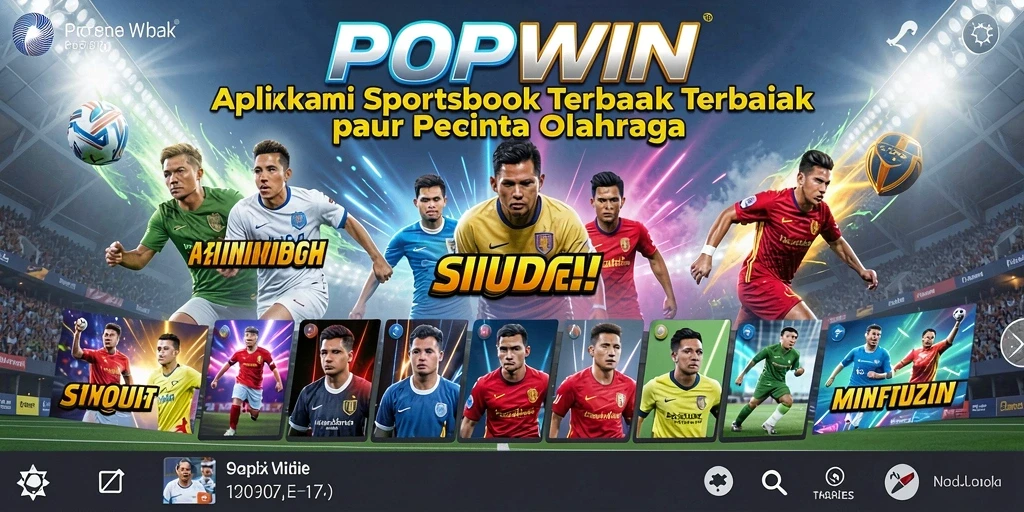 Tampilan gameplay taruhan olahraga yang menarik di POPWIN.