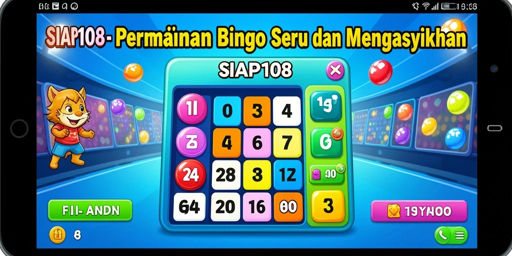 Screenshot gameplay SIAP108 yang penuh warna dan menyenangkan.