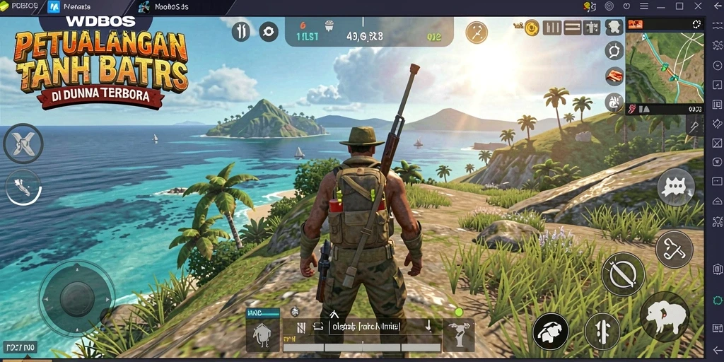 Gameplay mendebarkan di dunia terbuka WDBOS yang luas.