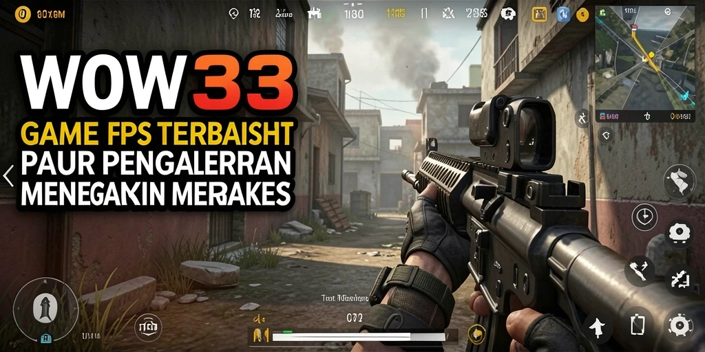 Tampilan gameplay WOW33 dengan pertempuran yang intens dan grafis menakjubkan.