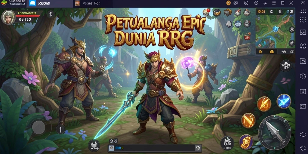 Gambaran tampilan gameplay RPG X88 yang mendebarkan dan penuh aksi.
